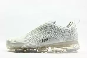 nike air vapormax 97 breathable lightweight cushion chaussures all white